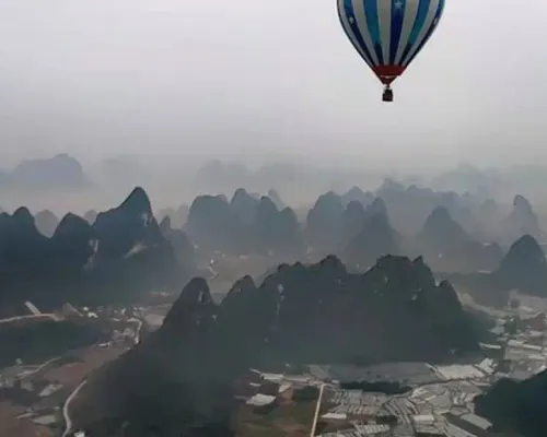 Half-Day Yangshuo Hot Air Ballooning Sunrise Private Tour